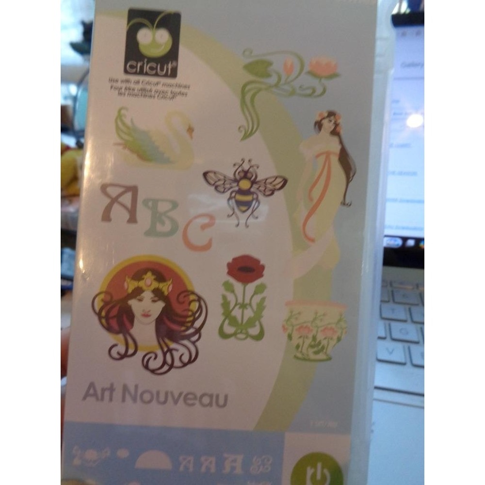 Cricut Die Cut Cartridge ART NOUVEAU Scrapbooking